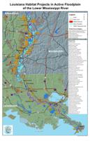 Louisiana Habitat Projects in Active Floodplain of the Lower Mississippi River