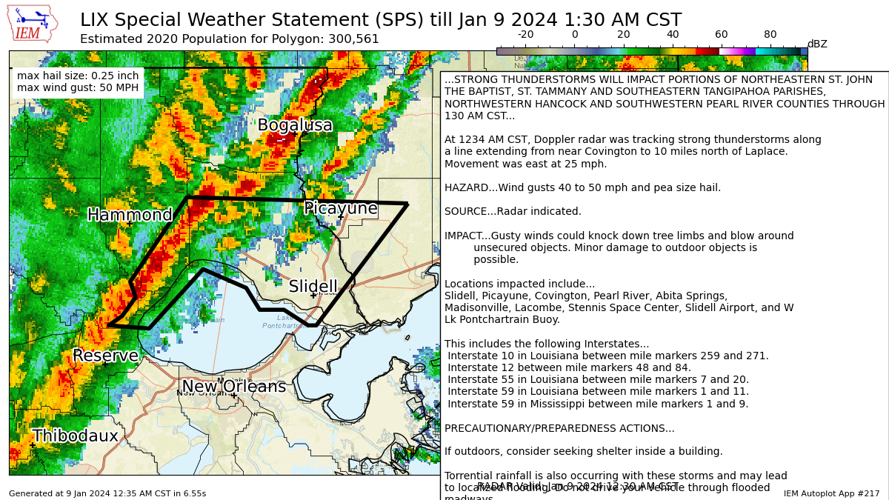 Special weather statement, north